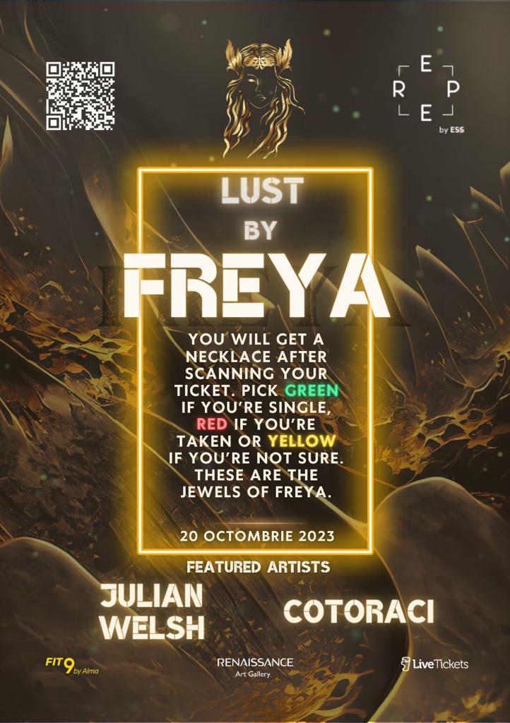 LUST BY FREYA – FIRST EDITION took place at REPER BY ESS – BUCHAREST on 20 OCTOBER 2023