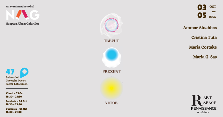 Trecut, Prezent si Viitor expoziție Grup parte din Noaptea Alba a Galeriilor București 2025