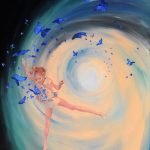 SOLD_“DSO-Dark Morpho” - oil on canvas 80x100cm