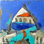 Blue Alhambra Spain_25cm:25cm_EUR 230.00