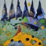 In Gradinile Reginei Maria 80_80cm EUR 1,800.00