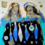 Noapte de Hena 100_100cm EUR 3,700.00