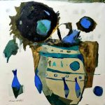 Traditionala- Floarea Soarelui_Sun Flower_80_80cm, 2023, mixed technique , EUR 1800