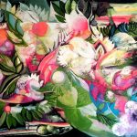 Chemarea Primăverii, ulei pe pânză aplicată cu cuțit , L1m20cm x I 1m60cm, EUR 2,500.00