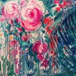 Late Flowers_Acril pe panza_ acrylic on linen canvas_L150cmxH100cm_EUR 1900