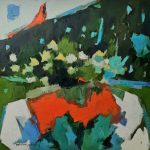 Gradina din Viena_Vienna Austria Garden_80cm:80cm_EUR 1,800.00