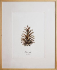 19_Forever Lost 01_ cone_Watercolor and ink on paper, framed, 63×51