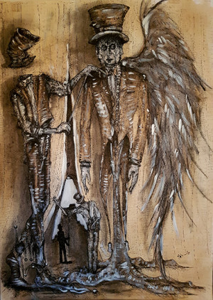 8-Croitorul de suflete sau spiridusul revine, decorporalizat, si isi creeaza propriul inger. Sau destin?/
The tailor of souls or the trickster comes back, de-materialized, and creates his very own angel. Or is it his destiny?